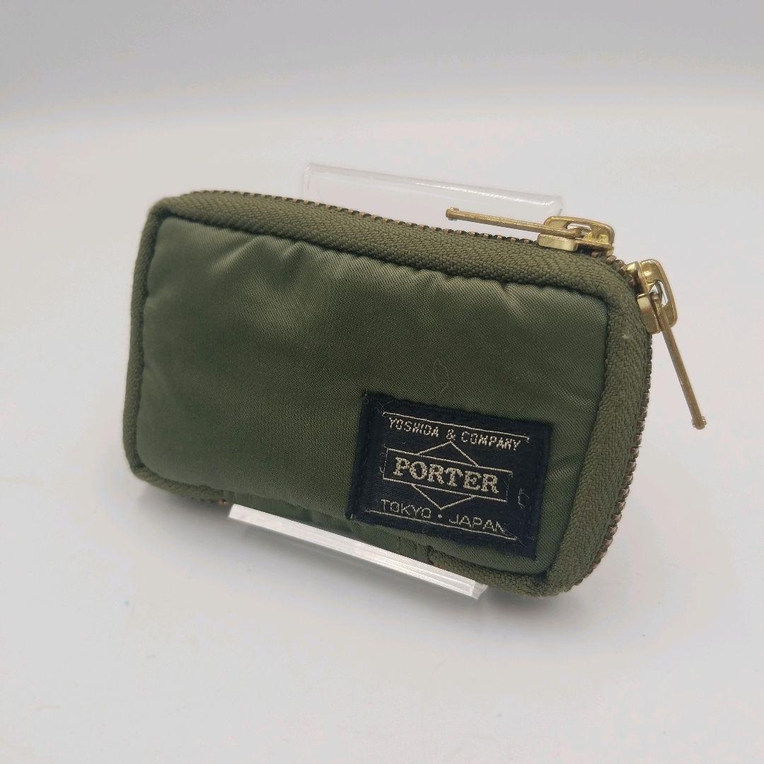 【美品】PORTER　ポーター　キーケース　セージグリーン　タンカー　希少
