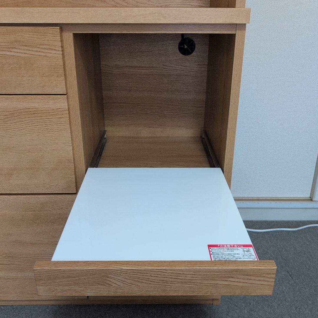 ニトリ　キッチンボード　エトナ105KB　ライトブラウン　食器棚　説明書付き