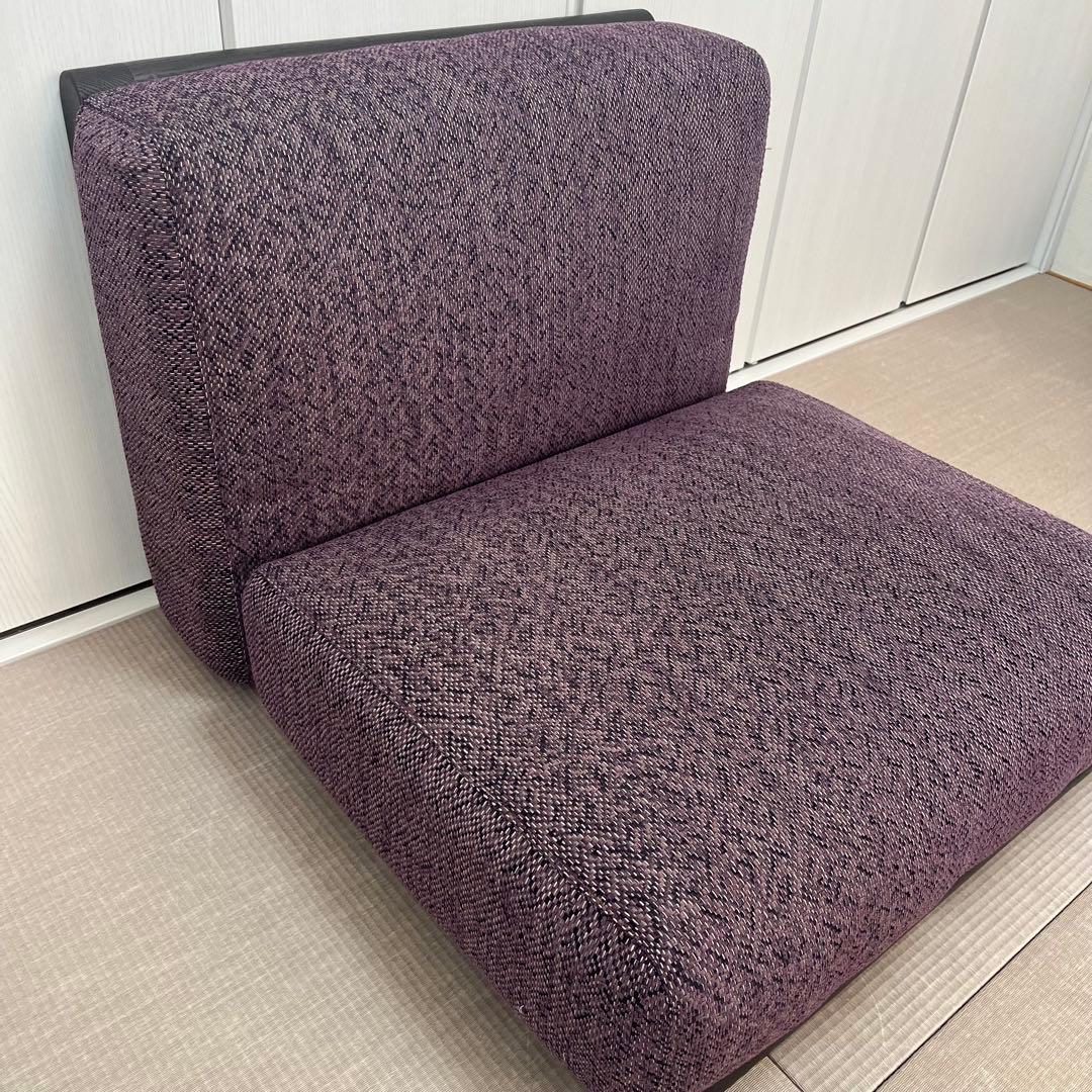 家具ナガノインテリア 1人2人掛けソファ座椅子 2way イスNAGANO 美品