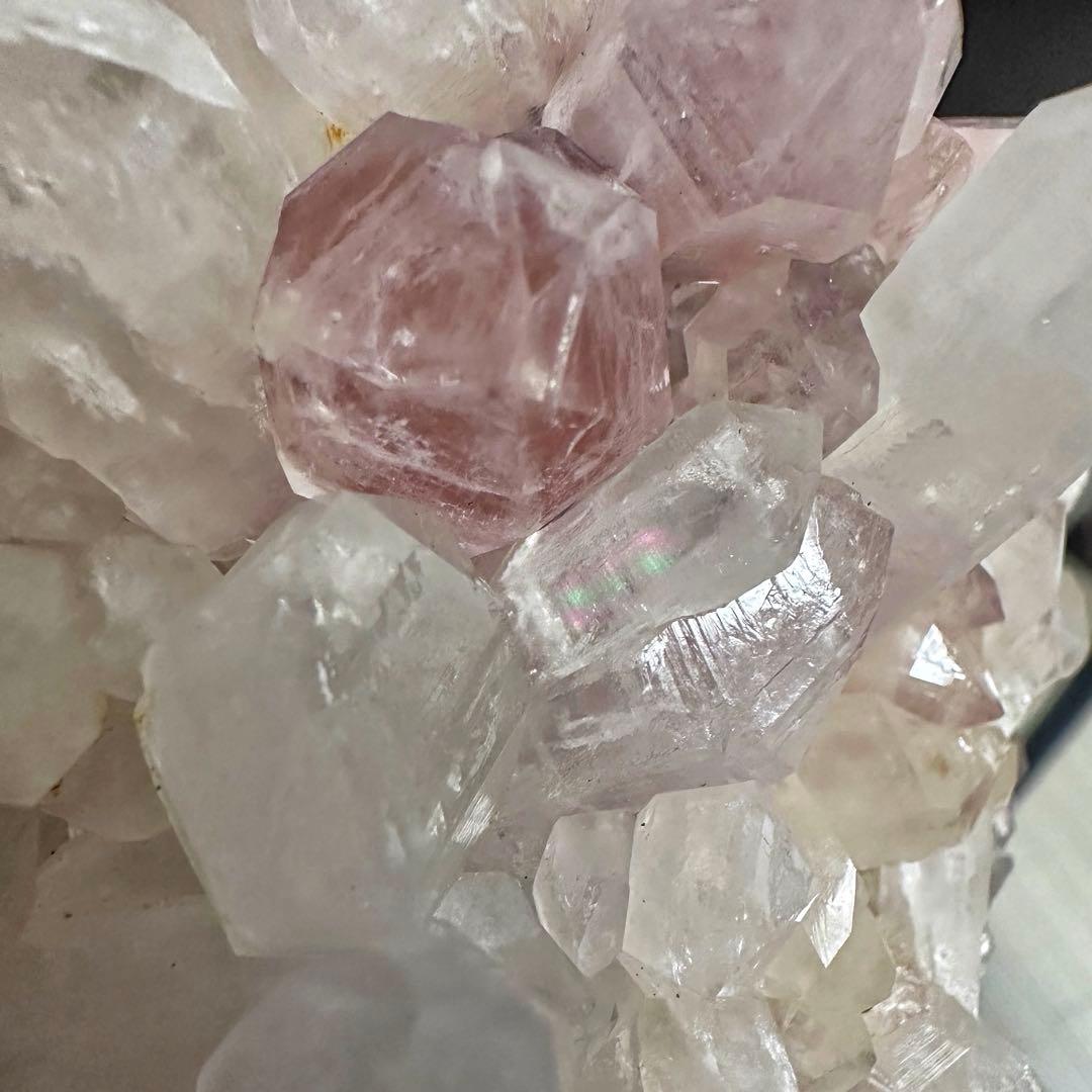 希少❗️高品質❗️超綺麗♡レインボー☆ヒマラヤ水晶 クラスター超強いパワーA1363
