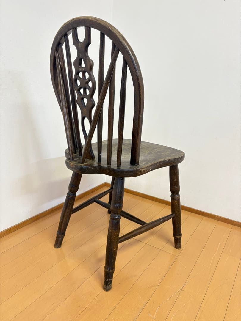 ホイールバック　ウィンザーチェア　アンティーク　英国