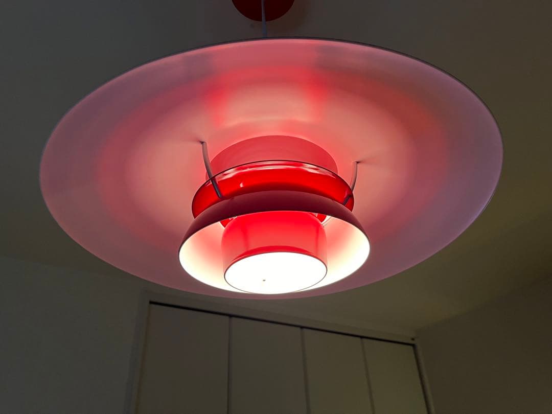 吉*田様 中古品　ルイスポールセン PH5リプロダクト ポールヘニングセン レッ