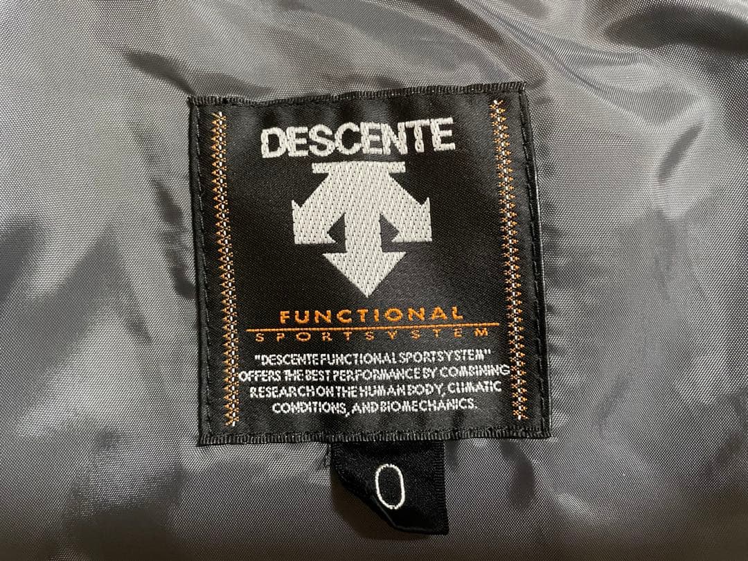 DESCENTE スキーウェア ホワイト/ネイビー