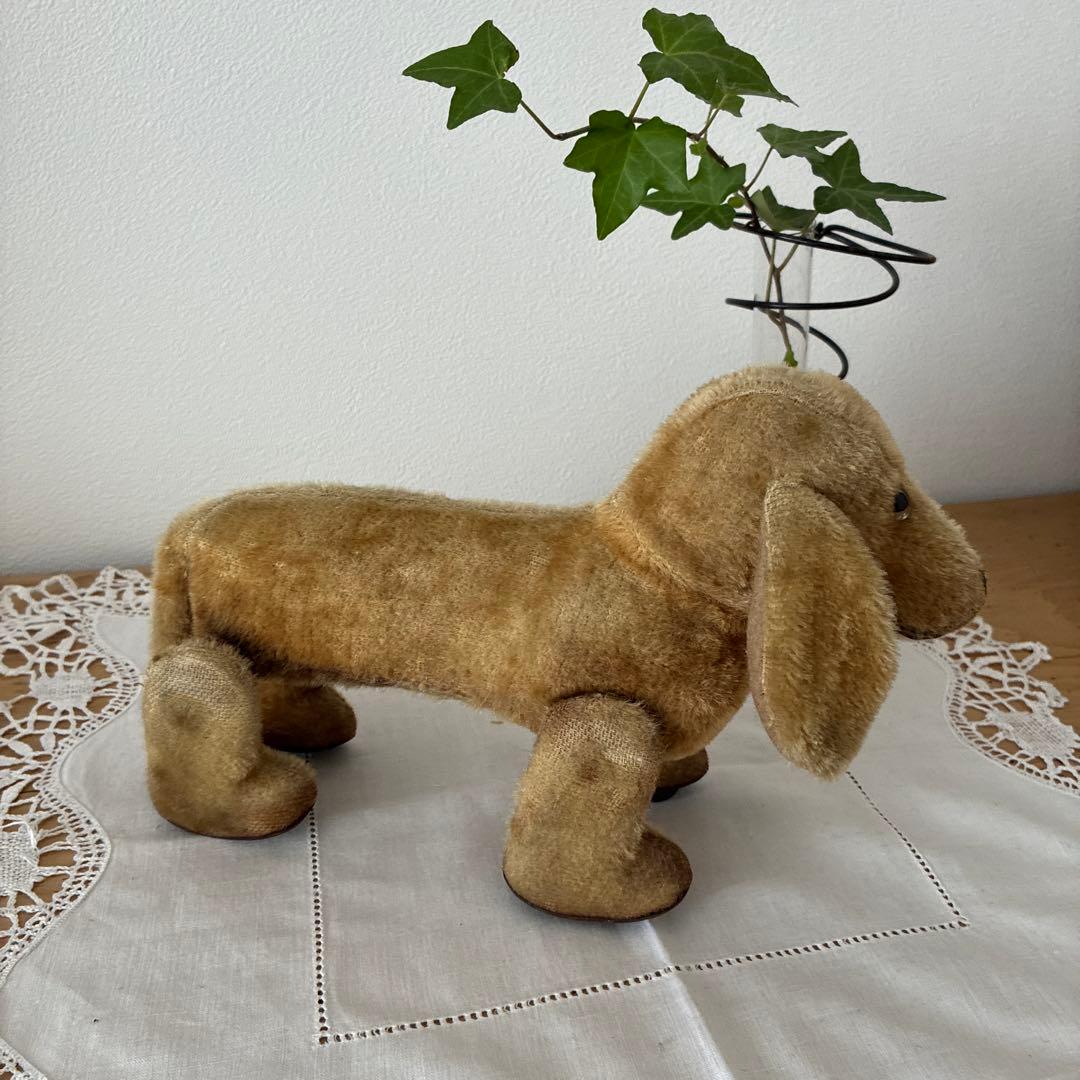 アンティーク犬　ダックス