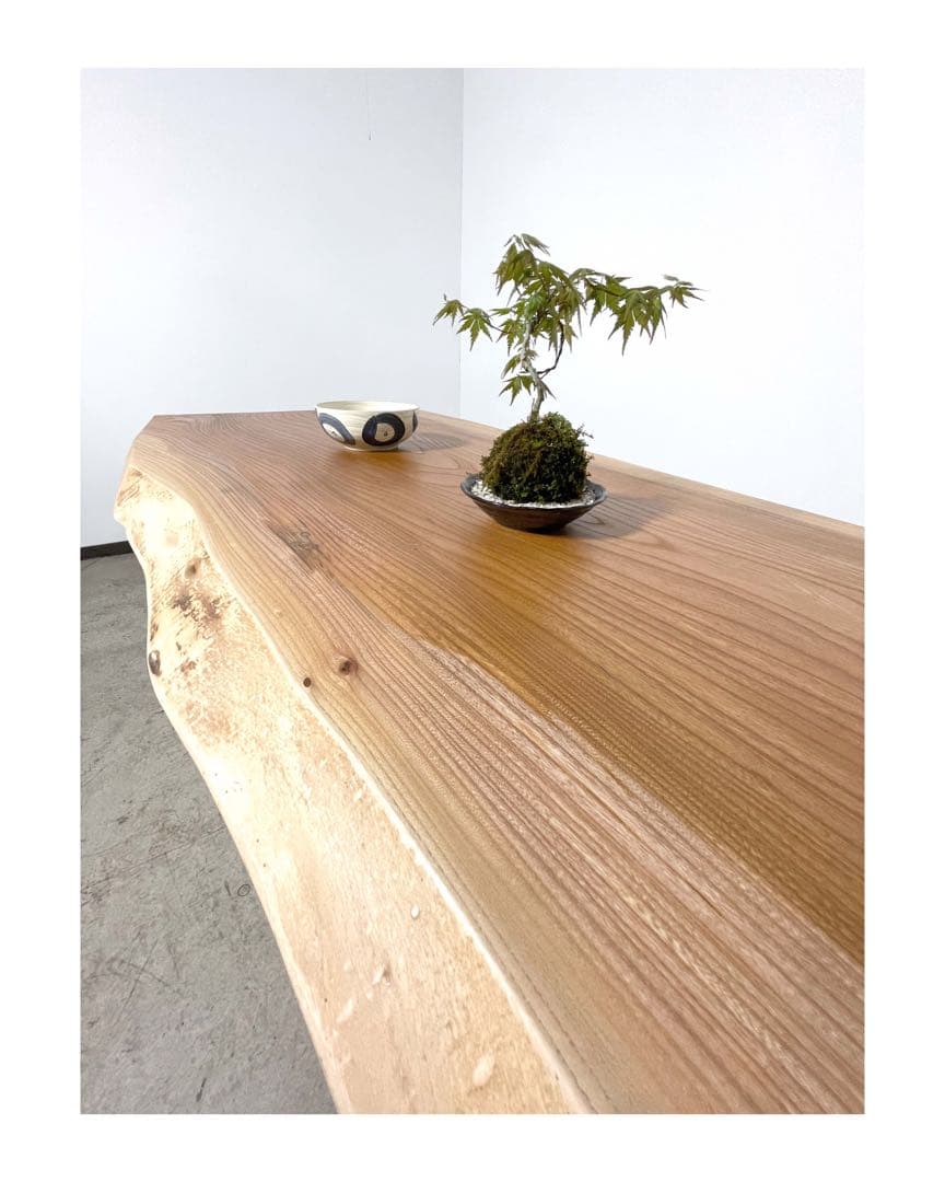 欅 1枚板テーブル ④