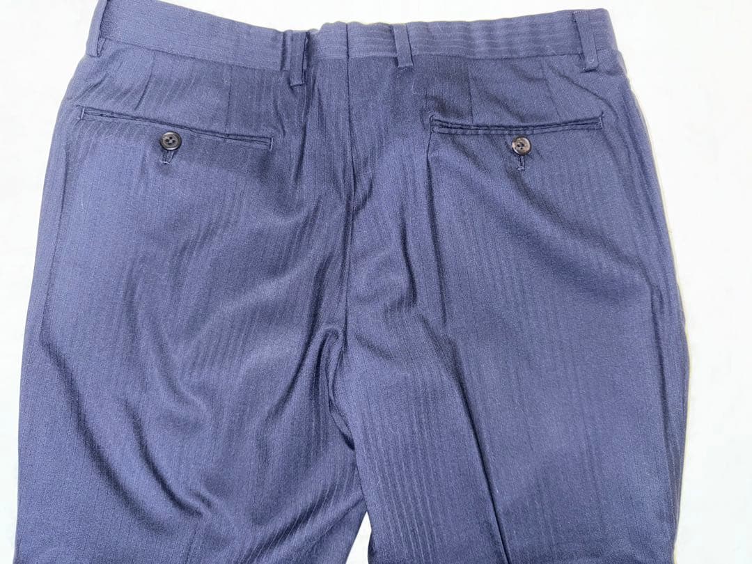 ✨極美品 ✨ポールスミス ネイビー ストライプ 3ピース スーツ ビジネス