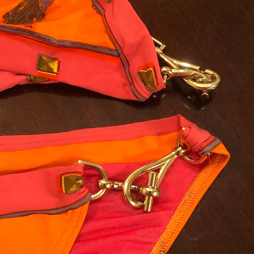 オレンジ・ピンク セパレート水着