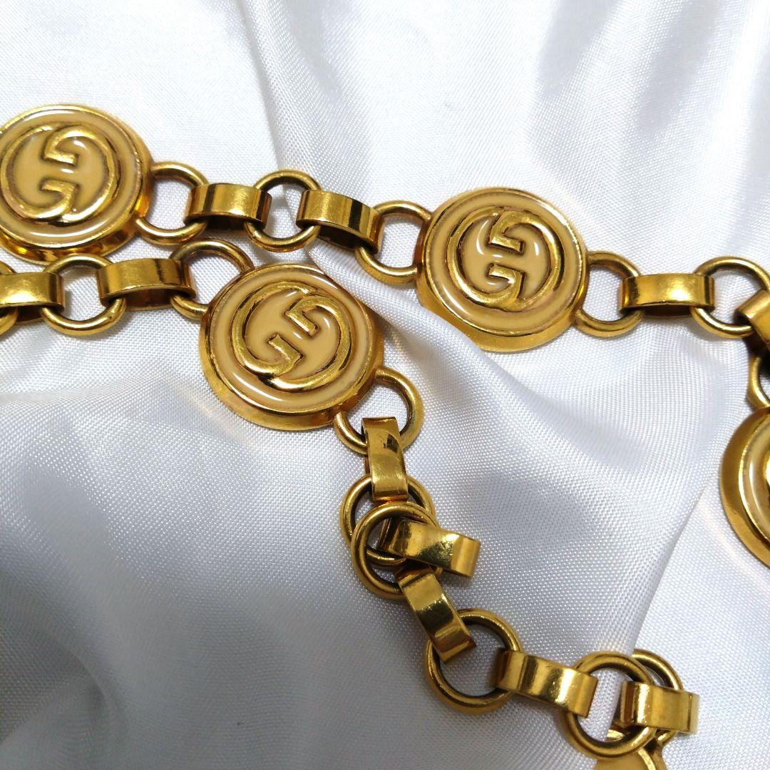 幻　１点物　インターロッキング　ヴィンテージ　GUCCI　オールドチェーンベルト