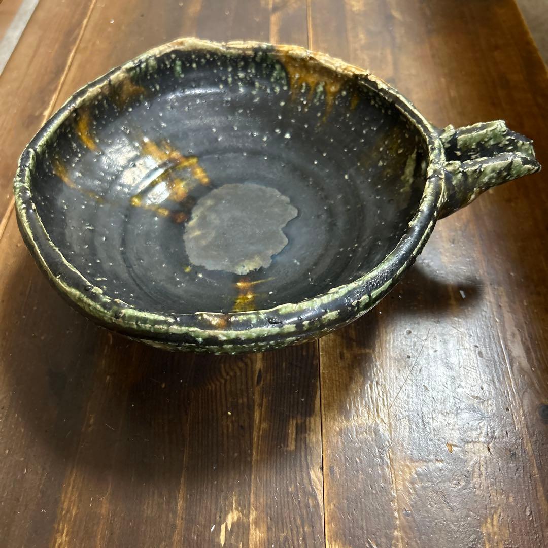 作家　陶芸作家　生井講蔵　益子焼　片口鉢　手捻り　22.5㎝　1点もの