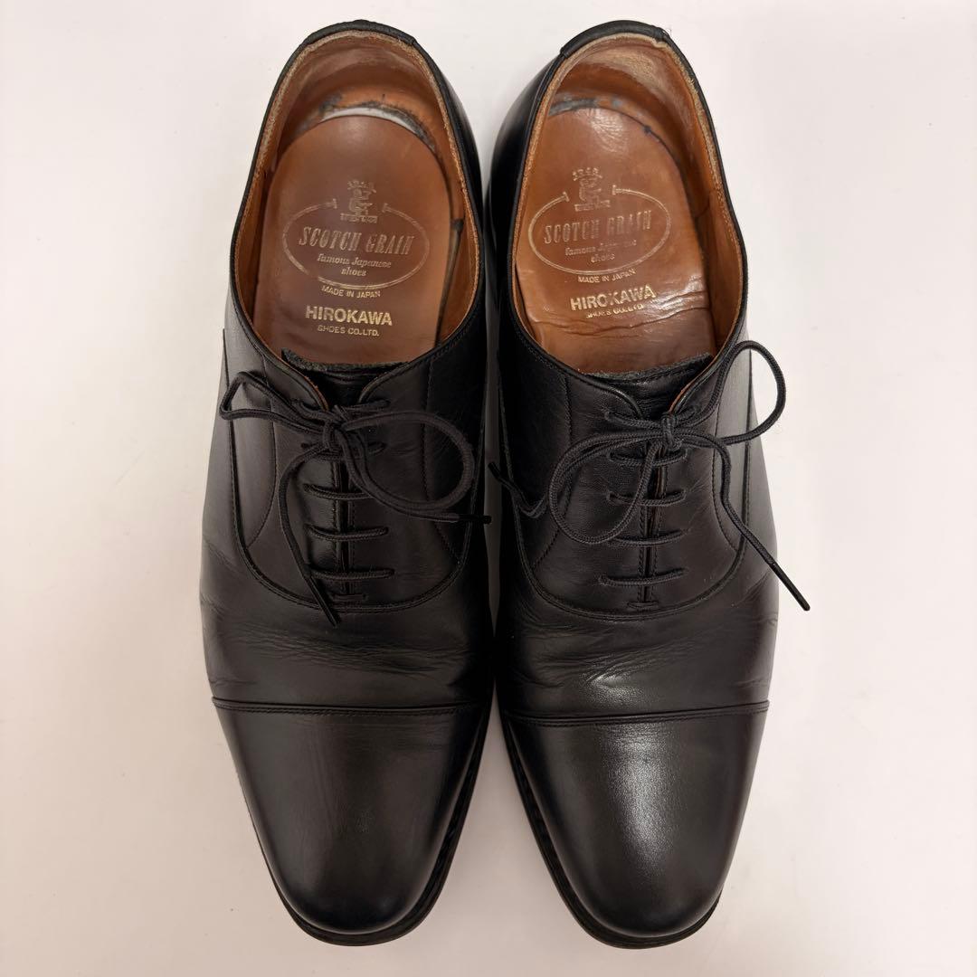 美品 SCOTCH GRAIN シャインオアレイン ストレートチップ 2726