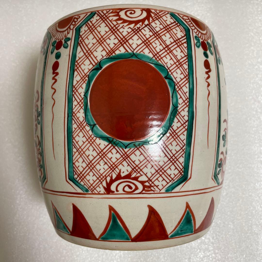 犬山焼　五代 尾関作十郎　水指