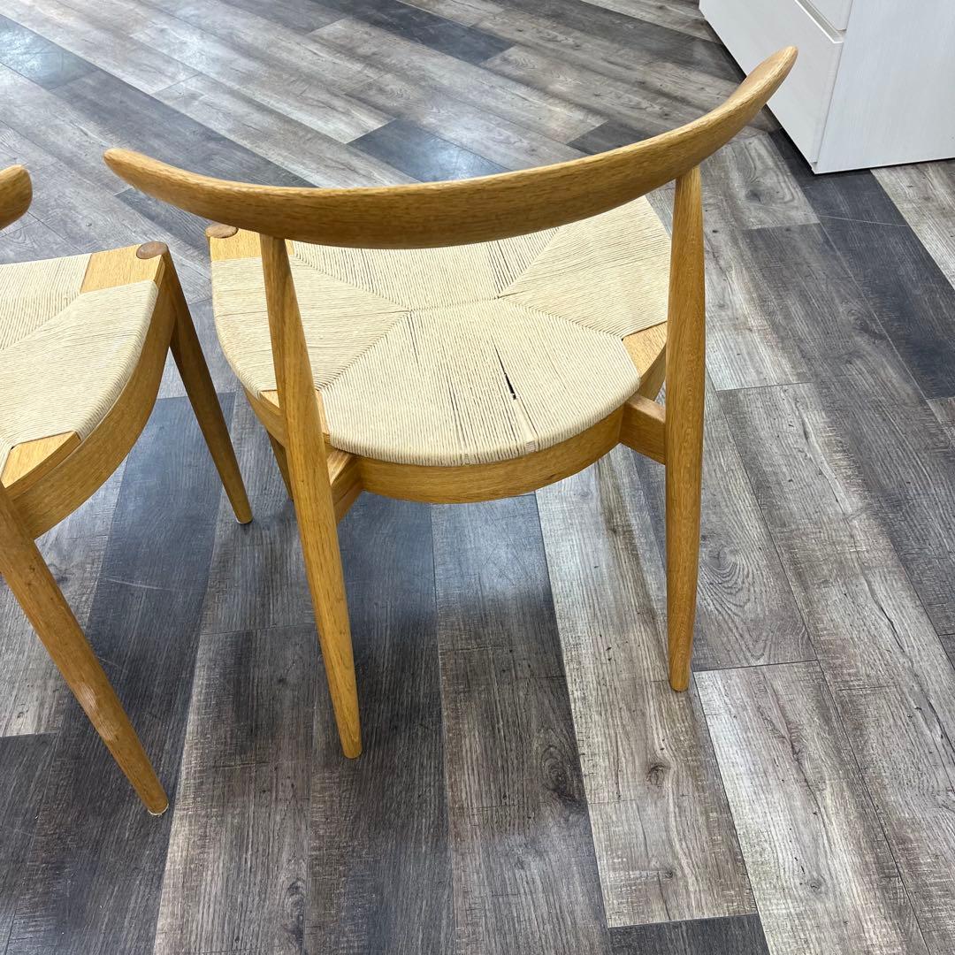 IDC大塚家具 オーク材　ペーパーコード ダイニングチェア M04C3