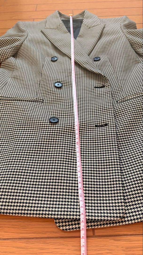 23区　ガンクラブチェック　ストレッチジャケット