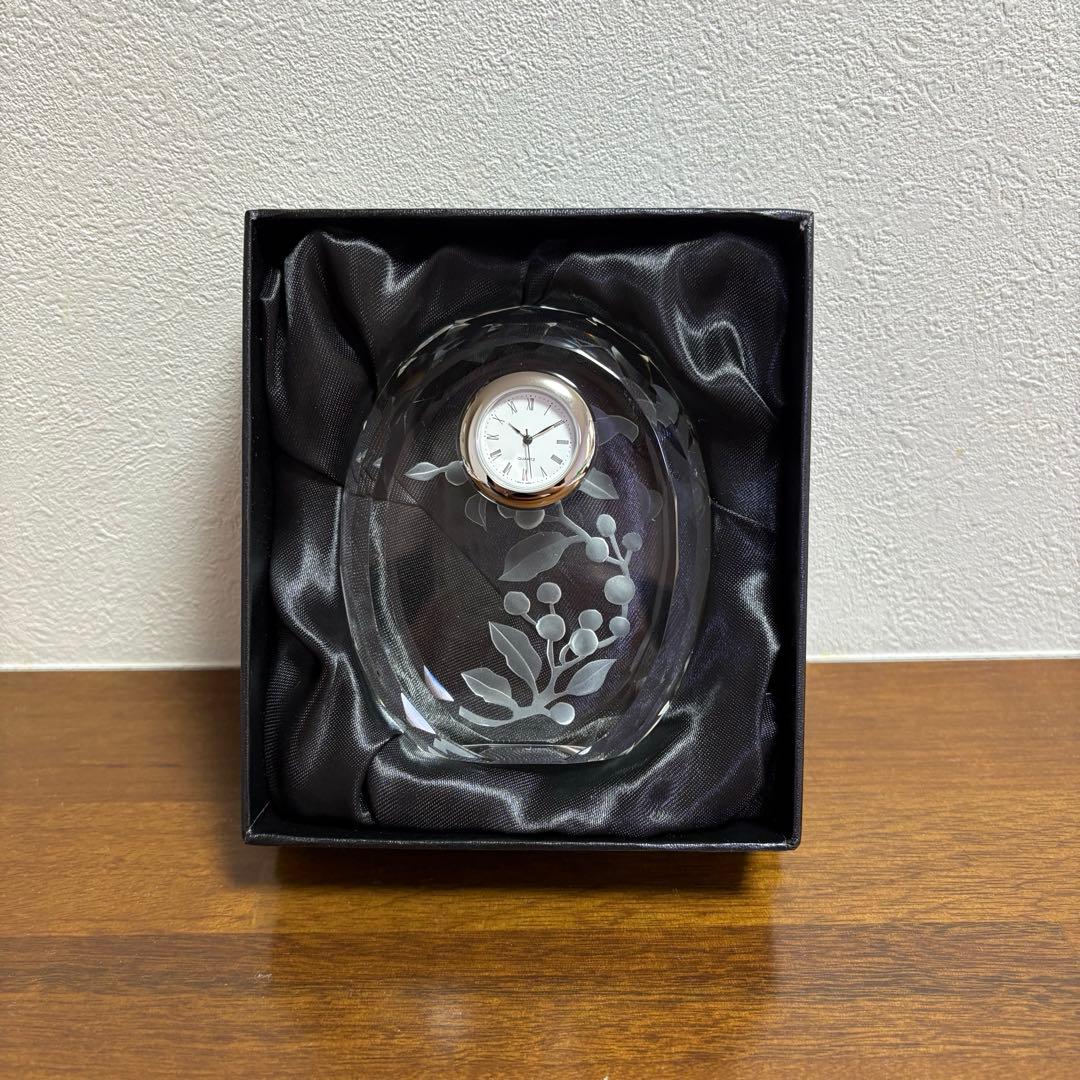 置き時間クリスタルガラス