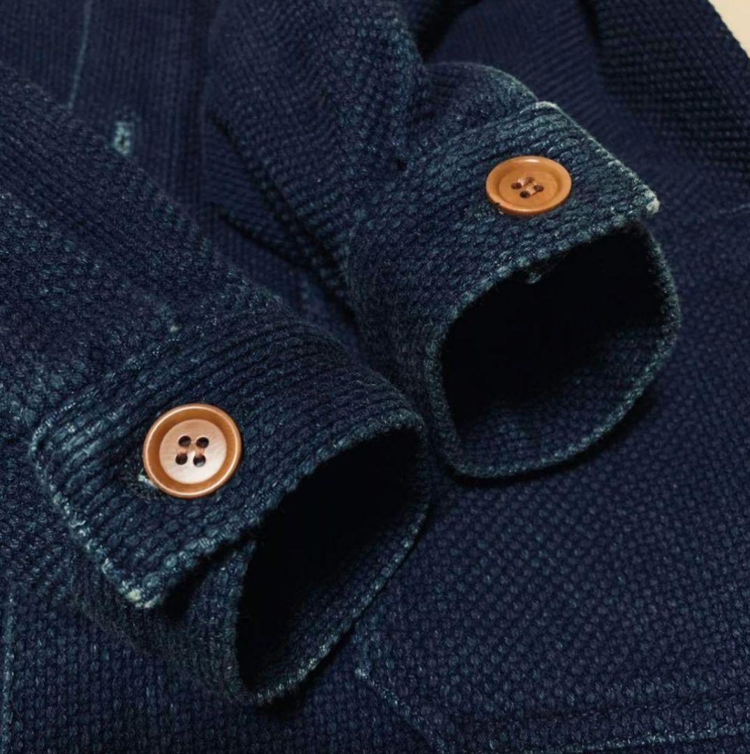 桃太郎ジーンズ　刺し子 フレンチ ワークジャケット