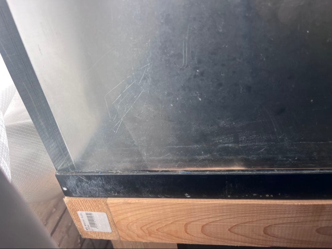 大型アクリル水槽 横幅200cm縦75 奥行100 自宅まで引取り可能な方限定