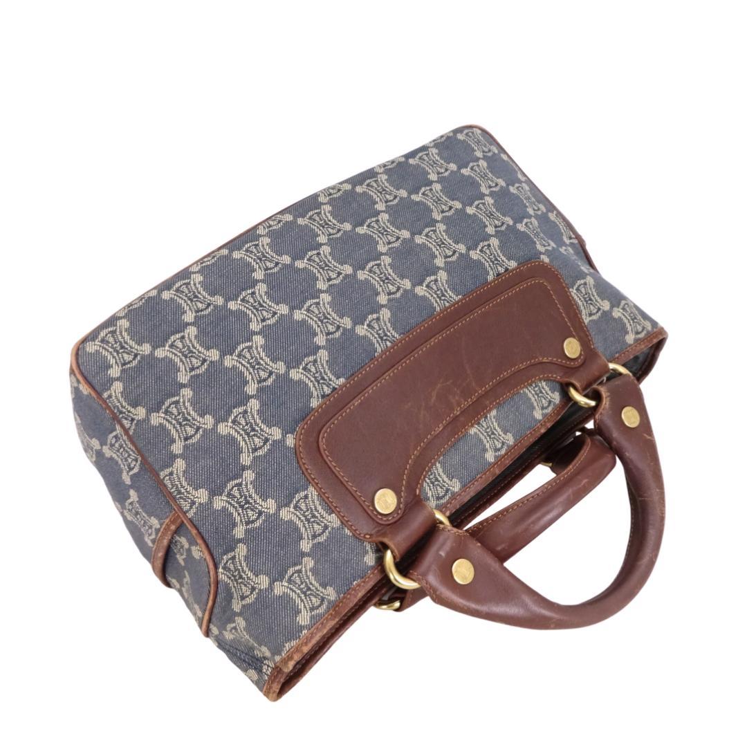 本物 ■セリーヌ■ブギーバッグ マカダム デニム ハンドバッグ トートバッグ