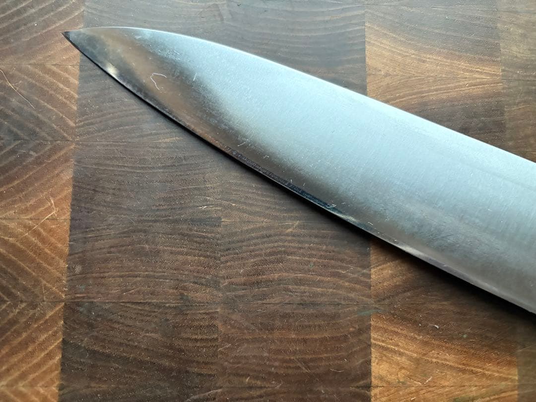 東京　杉本　牛刀　300mm 尺　包丁　全鋼　炭素鋼　研ぎ済　洋包丁　再生品