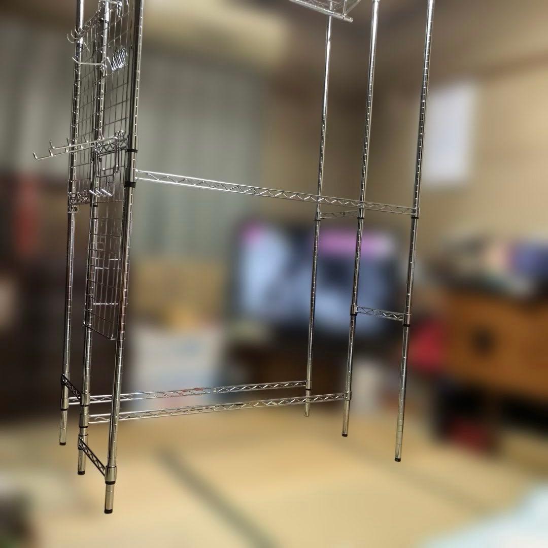 R★ルミナス　大きくて頑丈なスチールラック　高さ2m10