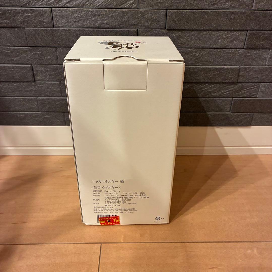 新品未開封　ニッカウヰスキー　鶴　ニッカウイスキー　蒸溜所限定