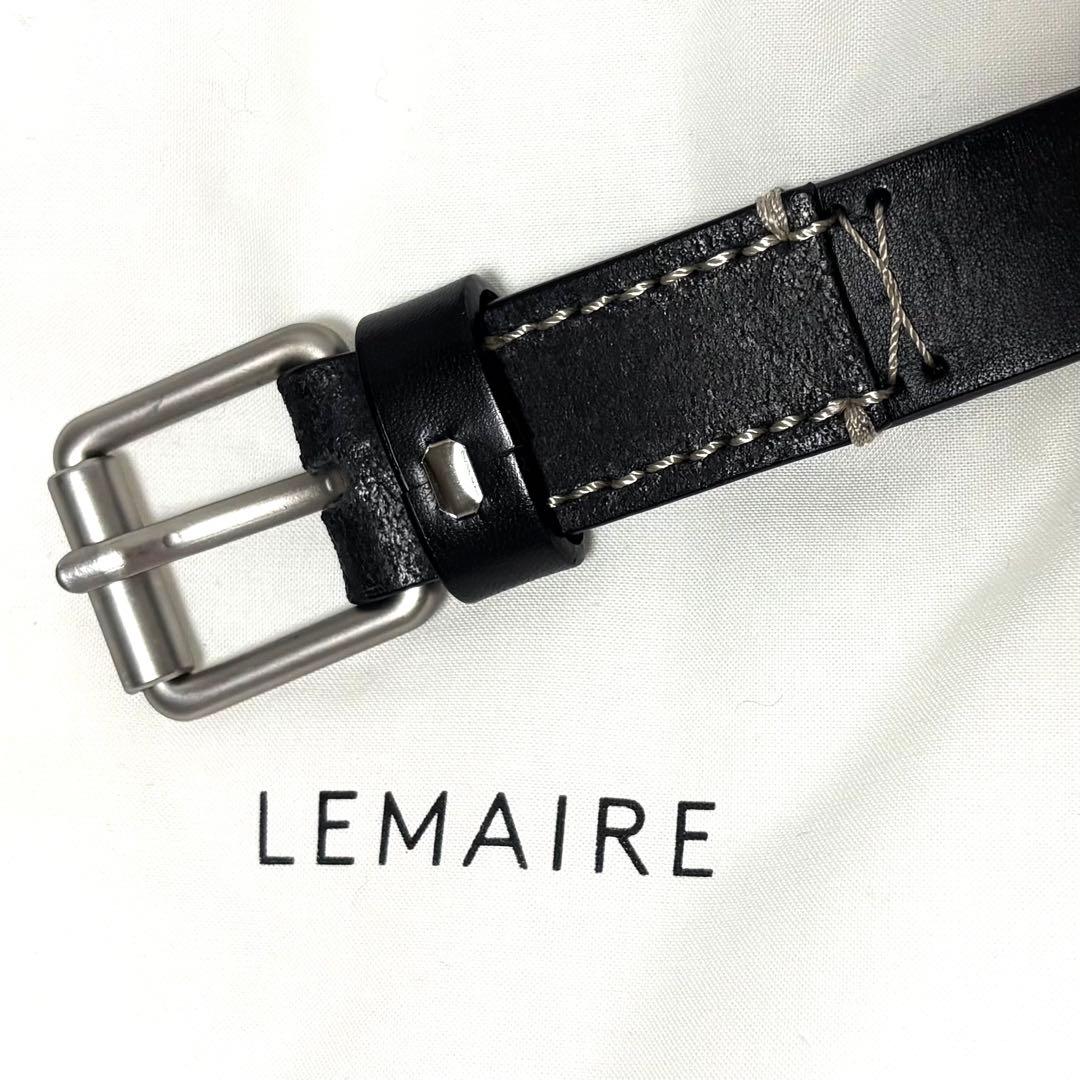 lemaire 革ベルト　黒