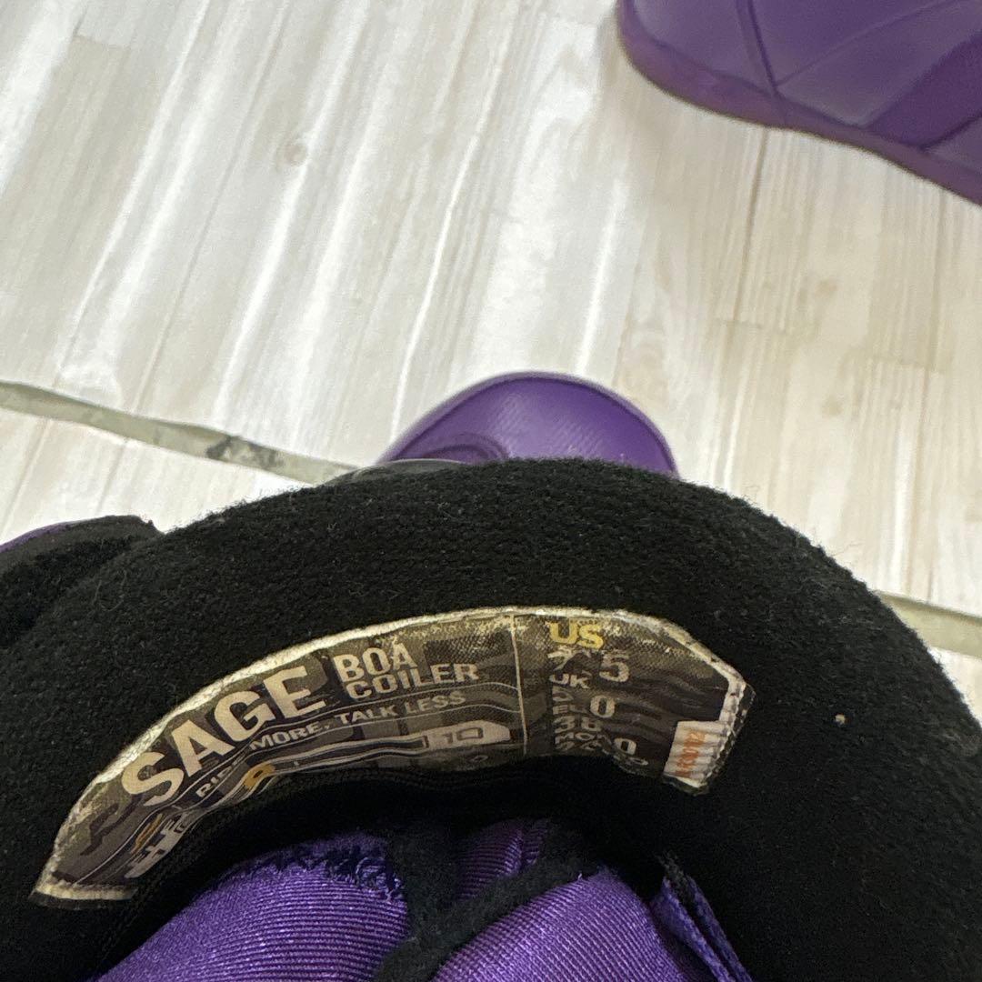 【希少】RIDE SAGE BOA COILER 24.5cm パープル仕様
