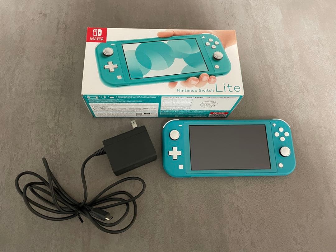 Nintendo Switch Lite ターコイズ キャリングケース付き