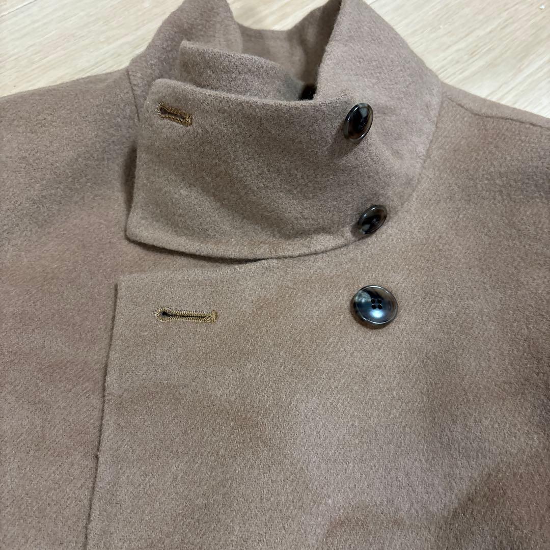 イエナ　スタンドカラーウールポンチョ　11月いっぱいの出品です。