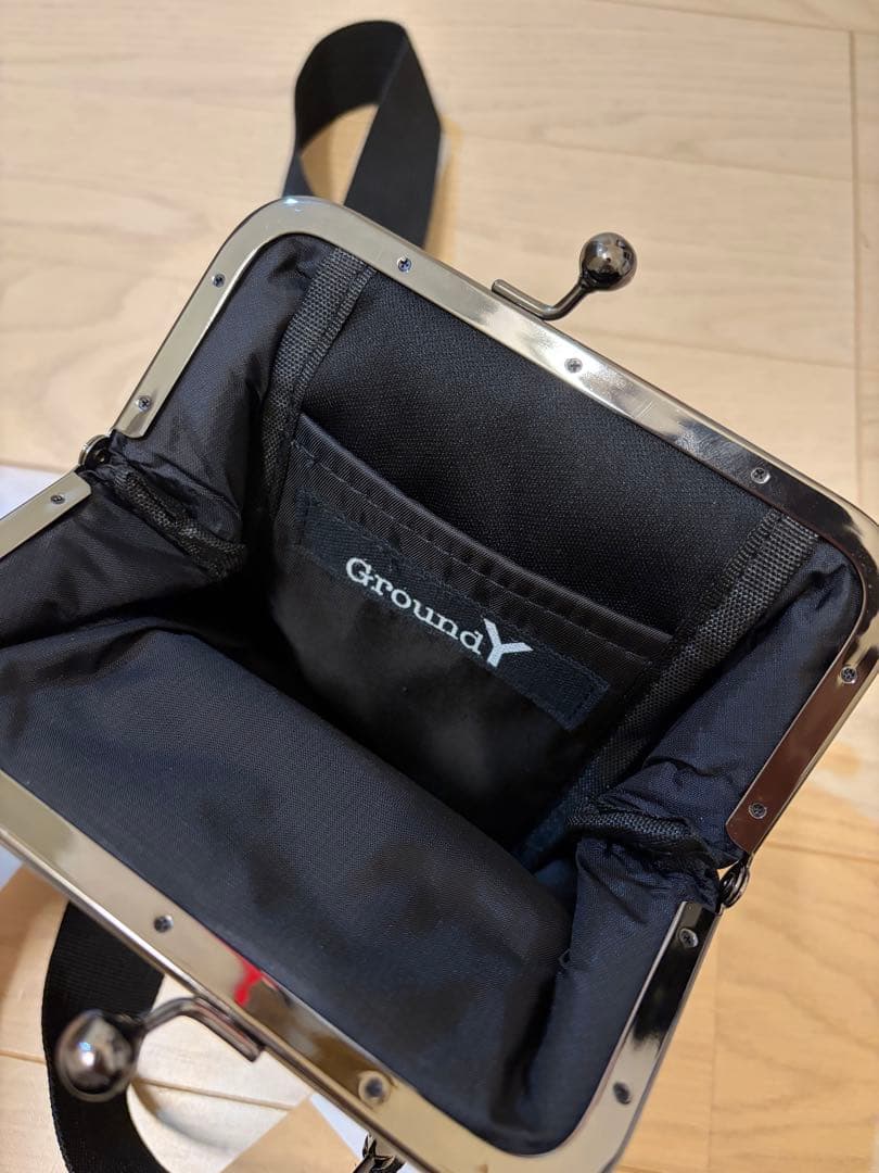 Ground Y ヨウジヤマモト がま口型ポーチ