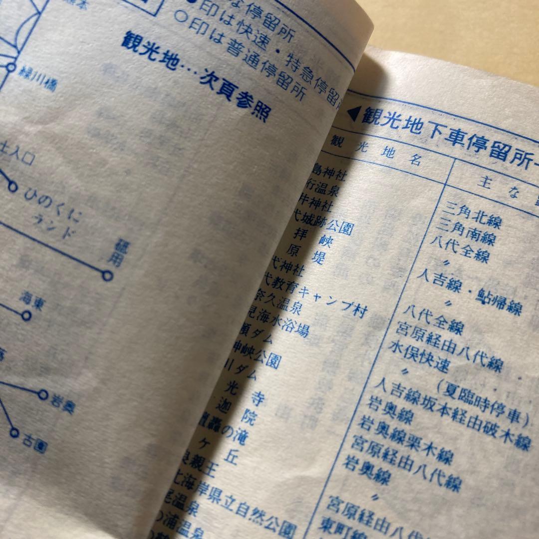 産交バス時刻表 1977年6.1 現在