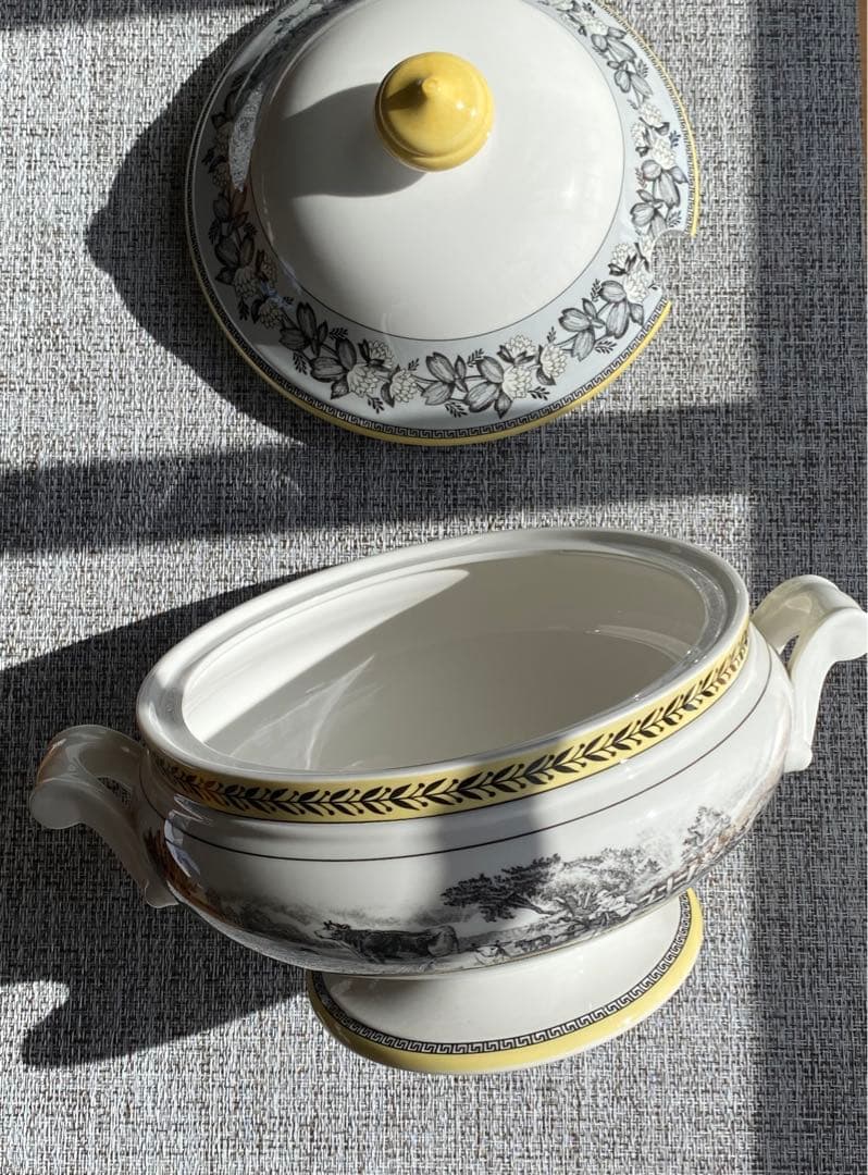 Villeroy & Boch Audun蓋付きオーダンベジタブルチュリーン。