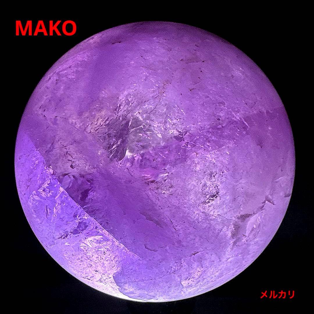 M1793☆アメジスト丸玉直径115mm2.2Kg☆天然石☆N50909
