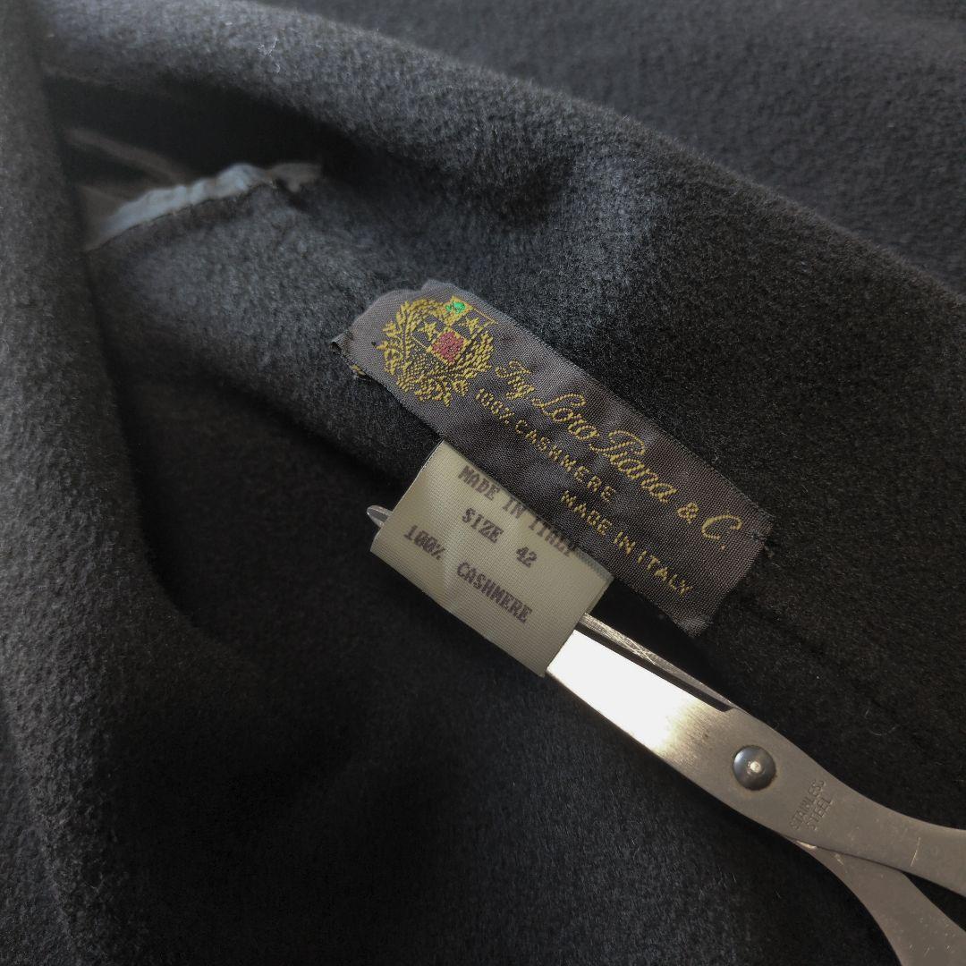 ロロピアーナ　カシミヤ100%　イタリア製　リバーコート　着用感のない美品