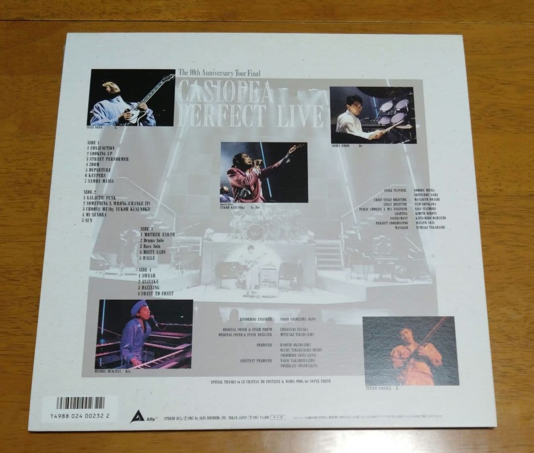 CASIOPEA /PERFECT LIVE LIVE II　レコード
