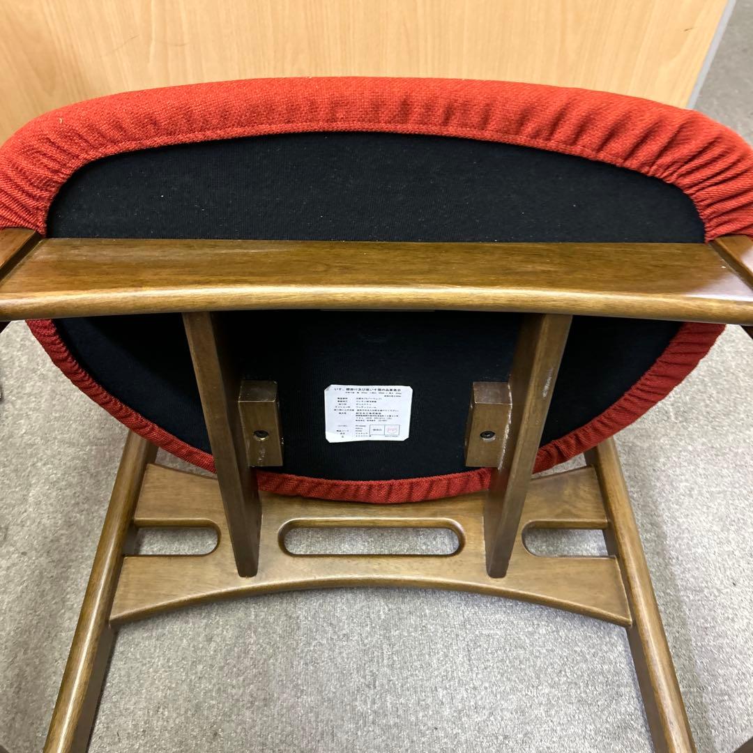 ダイニングチェア KIRITSU 起立木工 CAチェア 400CH-赤