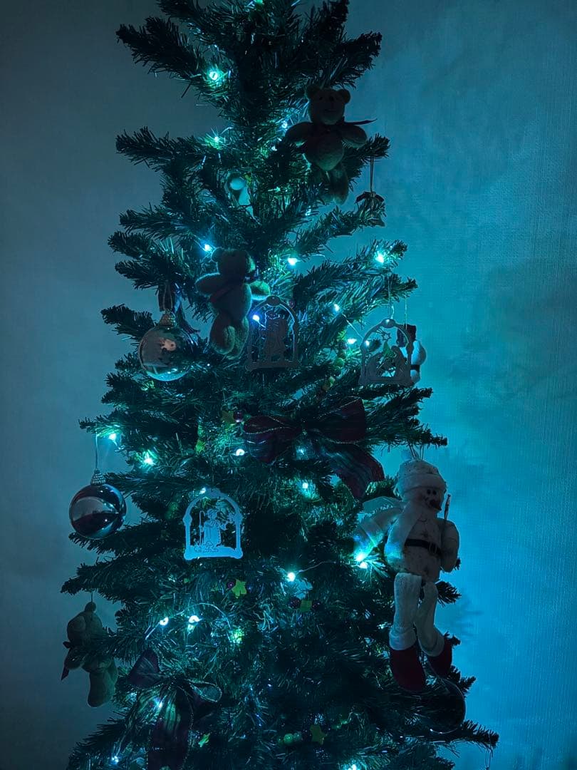 クリスマスツリー 185cm スリムタイプ ウッドポットセット