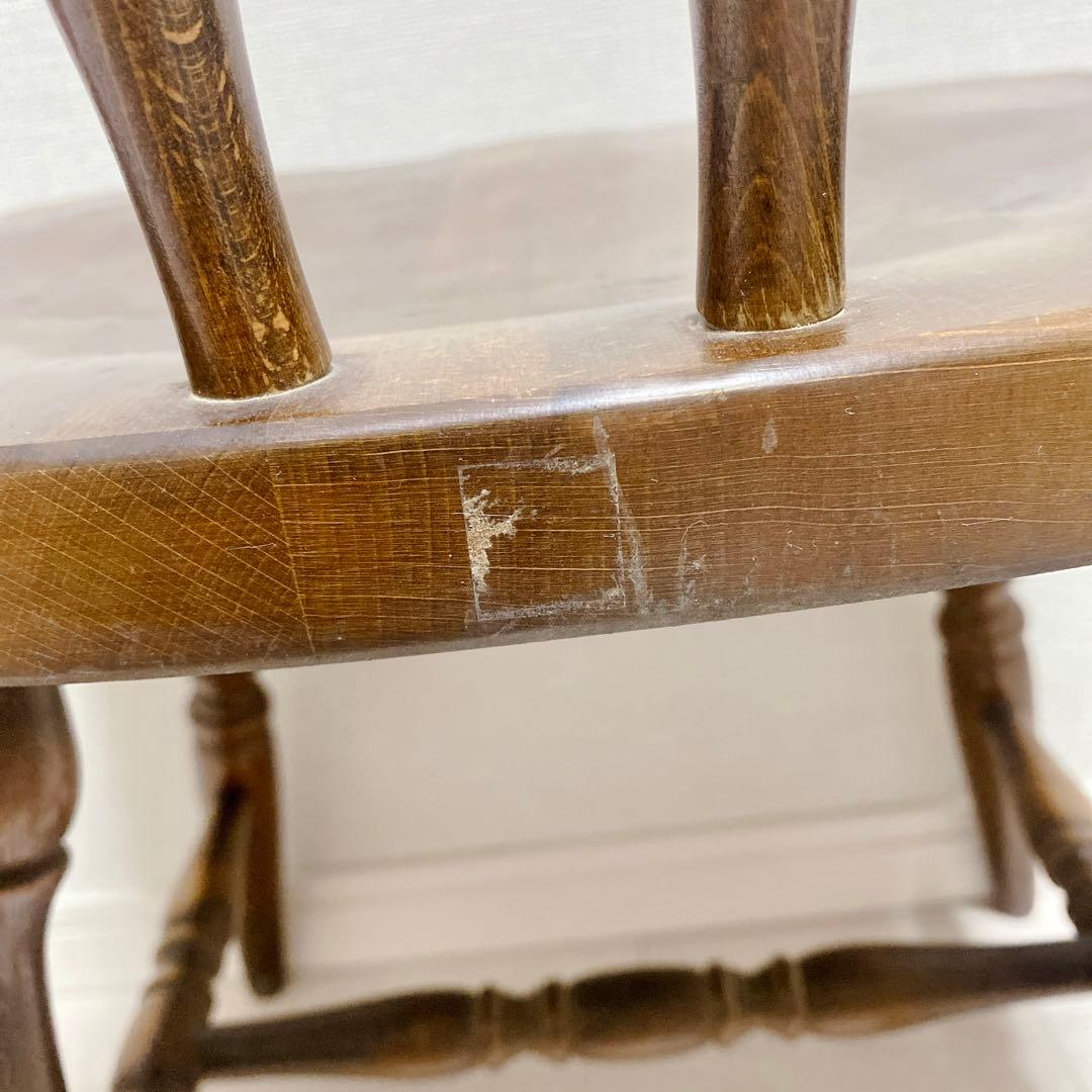 職人仕上げ ウィンザーたチェア 削り出し ろくろ挽き ヴィンテージ アンティーク