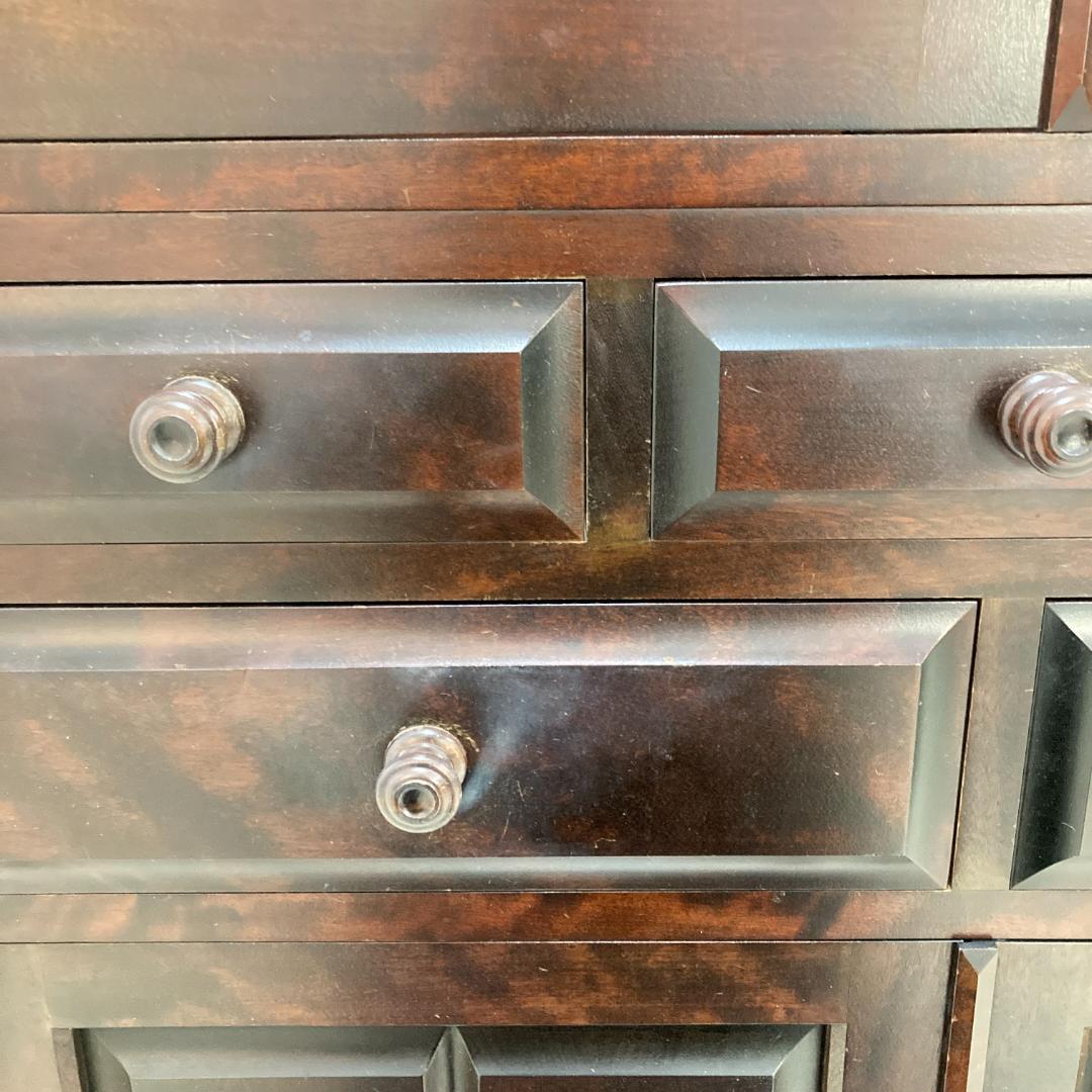 北海道民芸家具 食器棚 カップボード キッチンボード 木製 収納棚 無垢材 樺材