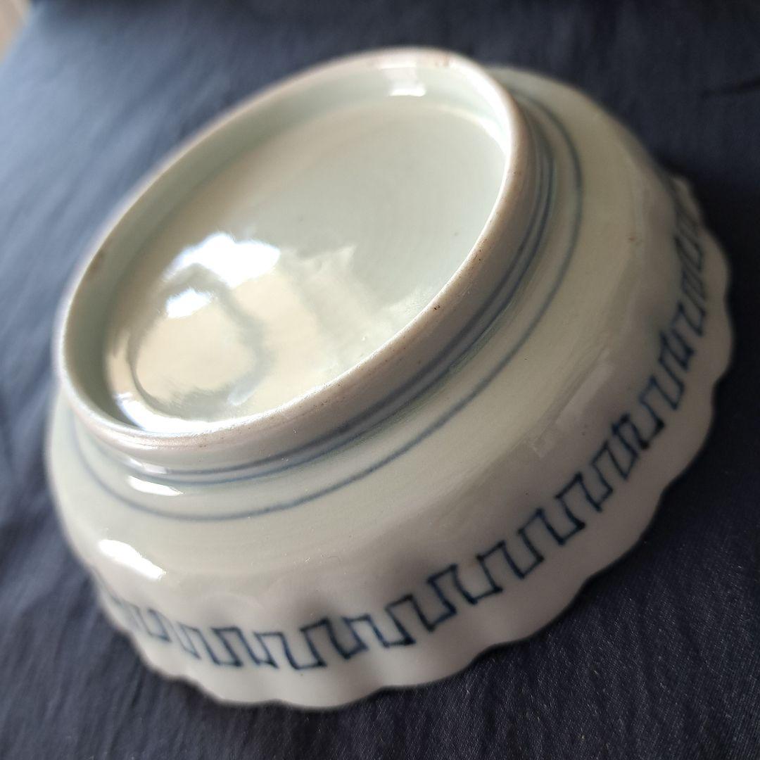 「かわいくてモダンな丸文！」 古伊万里皿(直径11.5cm) 4客セット 骨董