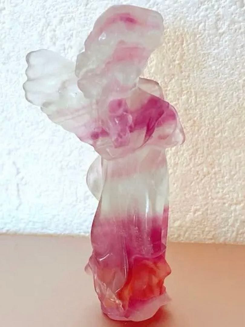 天使の力を信じる者へ　撫でるお守り天然石6〜6.5㎝　一点もの