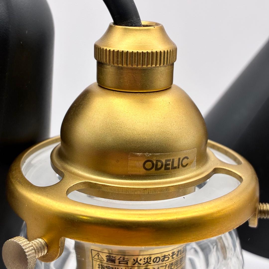 ODELIC オーデリック ペンダントライト 照明 2灯 真鍮 カットガラス