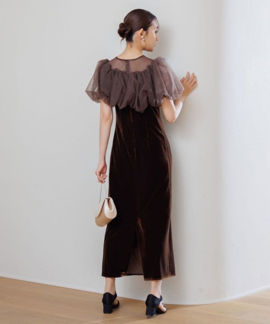 バルーンボレロ・ベロアドレス セット　form forma パーティードレス