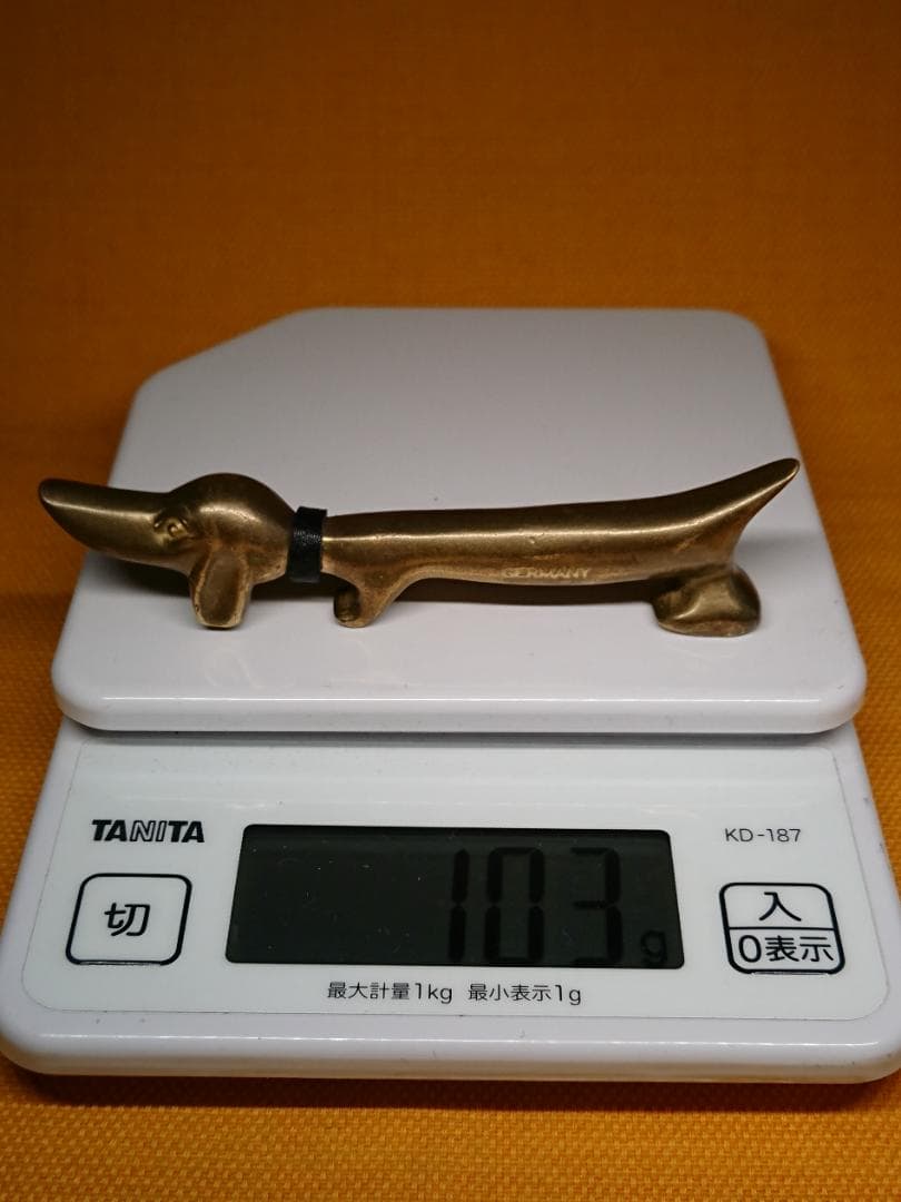 ビンテージ　犬　銅製　ドイツ　置物　インテリア　工芸品　美術品　A2711