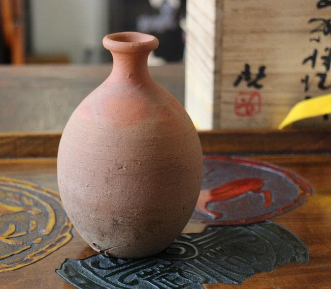 人間国宝 藤原啓 備前焼とっくり 昭和59年追悼展 徳利 酒器 ビンテージ陶磁器