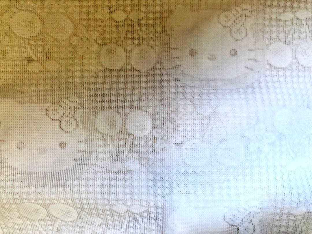 ハローキティ レースカーテン セットさくらんぼ