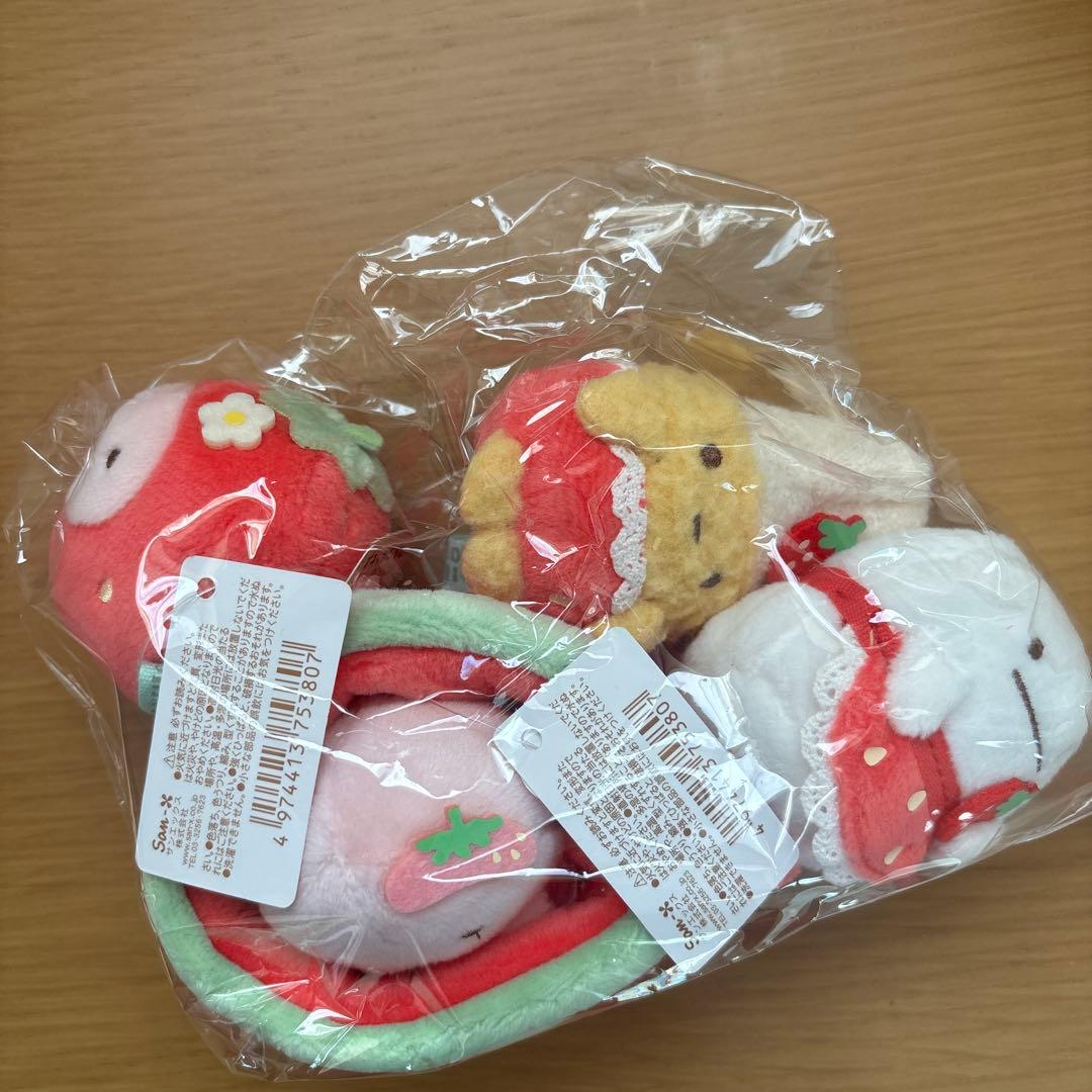 すみっコぐらし　いちごソファスペシャルぬいぐるみ 受注生産　限定品 いちご