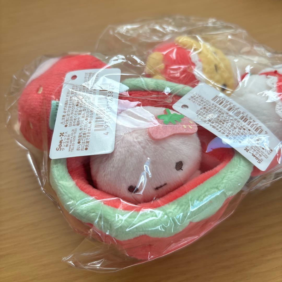 すみっコぐらし　いちごソファスペシャルぬいぐるみ 受注生産　限定品 いちご