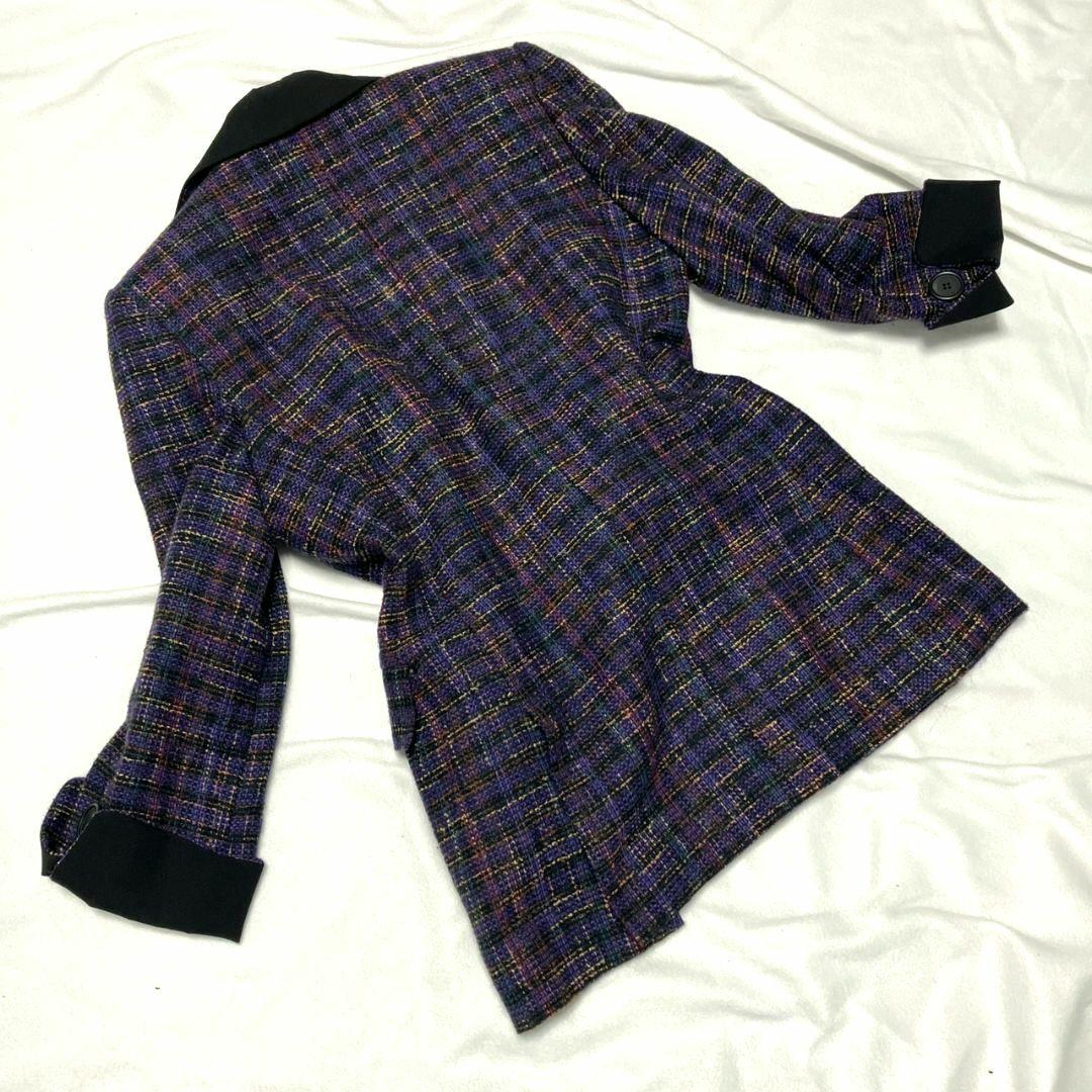 Christian Dior テーラードジャケット ダブル　シルク混　9号