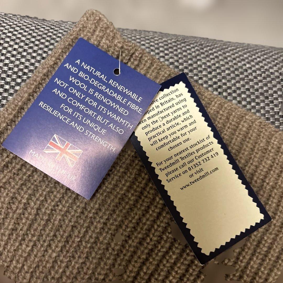 TWEEDMILL 五明祐子さんコラボ ニットポンチョ ベージュ