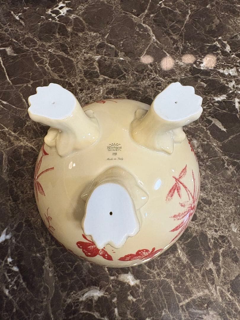 GUCCI 蝶模様 ペットボウル 2個セット